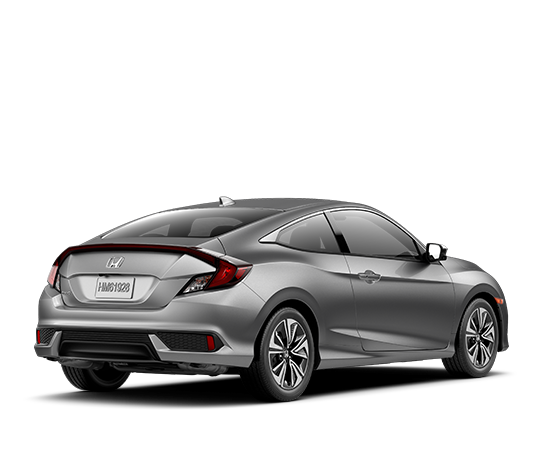 2018 Civic Coupe Lunar Silver Metallic EX w/Leather